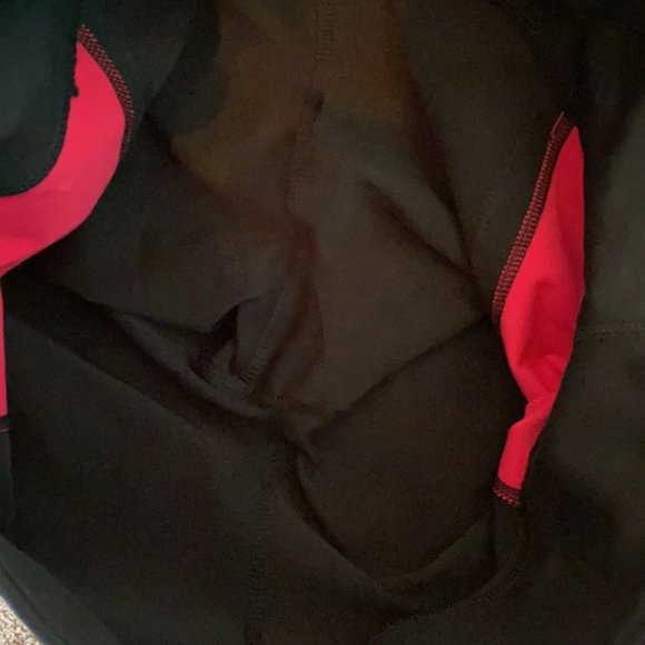 Fabletics Black Knee Length Back Zip Pocket Pattern Detail Active Leggings Small - Picture 5 of 9